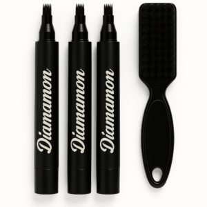 Plumón para Barba Rellena y Perfila con Estilo Rellnador de Barba, 3 Plumones y Cepillo